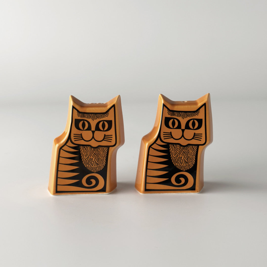 Hornsea Cat ソルト&ペッパー セット Orange