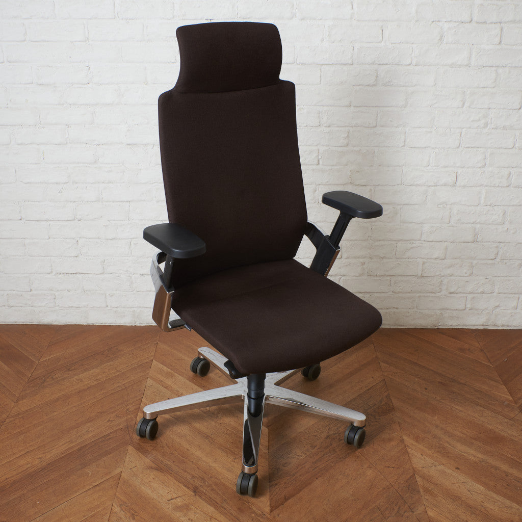 ON ヘッドレスト付 ハイバックオフィスチェア 175/7H