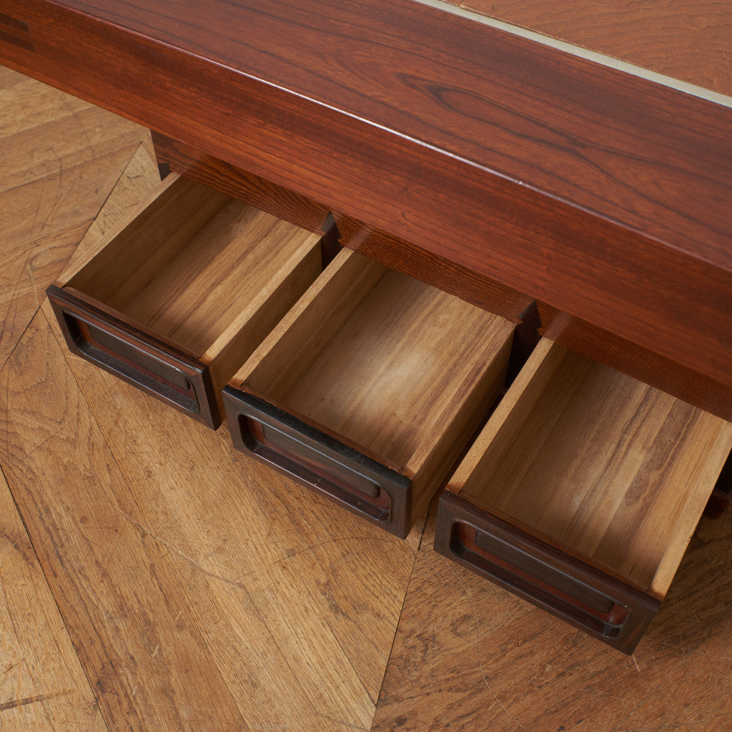 欅材 関西火鉢テーブル