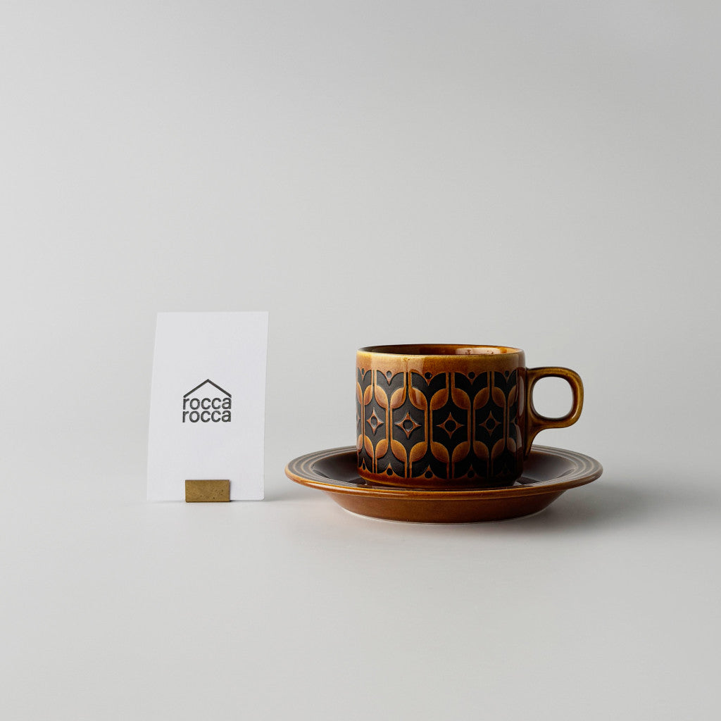HEIRLOOM エアルーム カップ&ソーサー Autumn brown