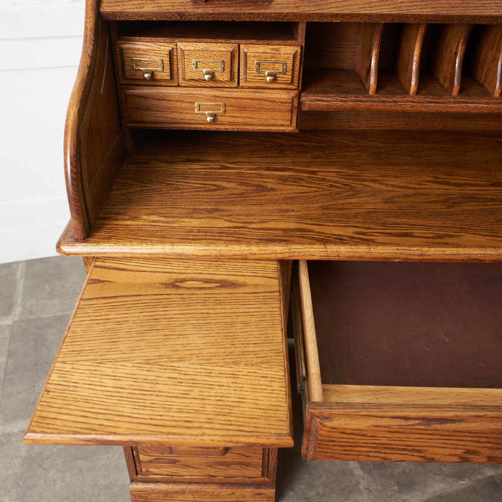 ヴィンテージ ロールトップデスク