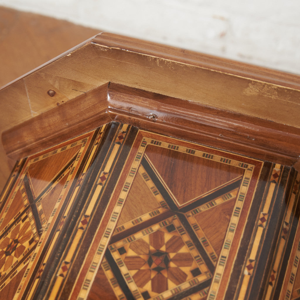 シリア製 寄木細工 サイドテーブル