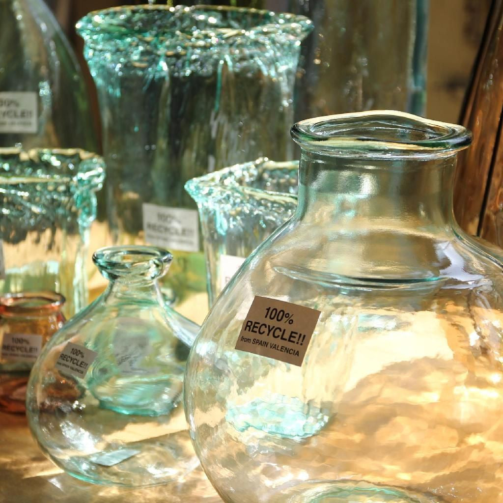 リサイクルガラス フラワーベース DIECISEIS クリア