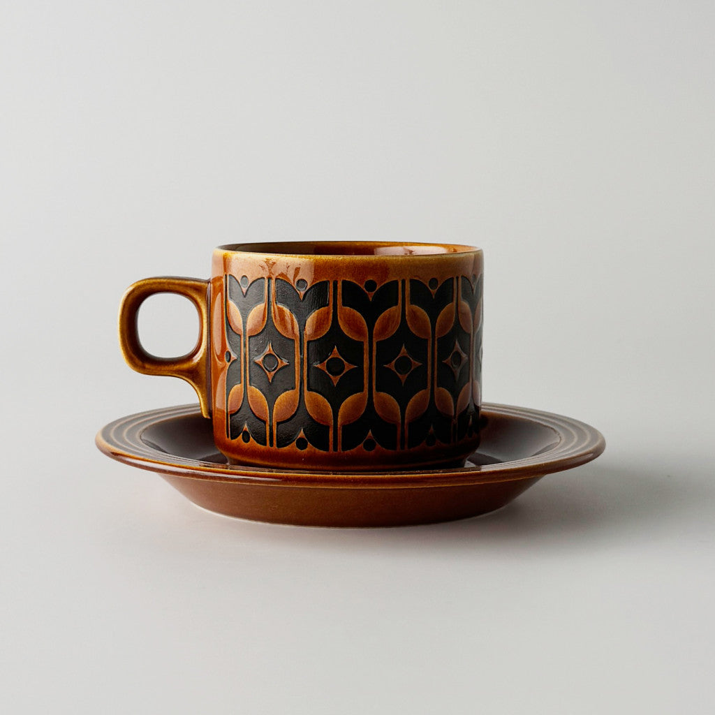 HEIRLOOM エアルーム カップ&ソーサー Autumn brown