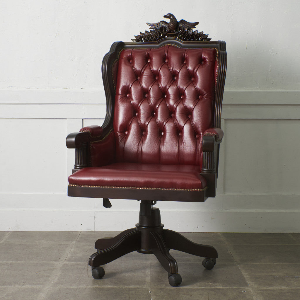 ウィングバック デスクチェア