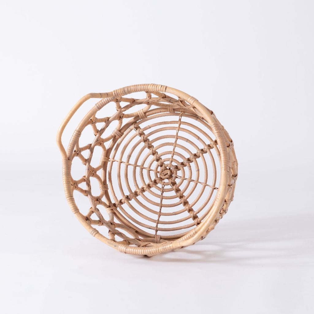 ラタンバスケット サイドテーブル