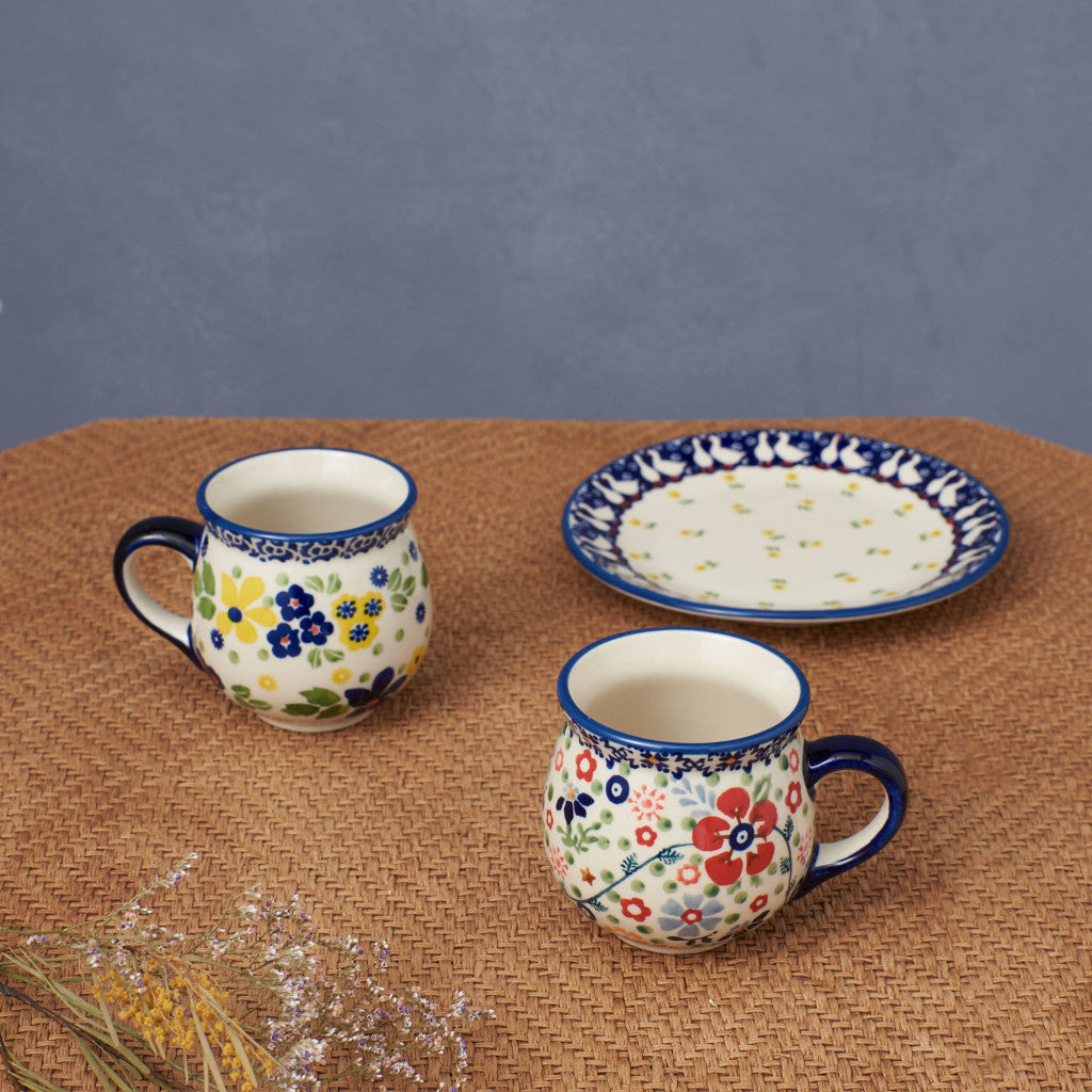 ポーリッシュポタリー マグカップ レッド