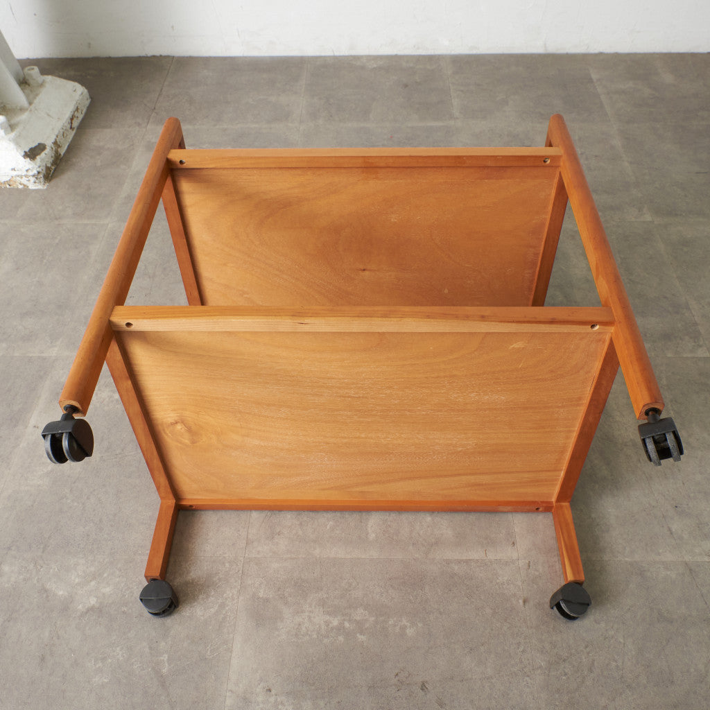 イギリス ヴィンテージ チェリー材 トロリーワゴン