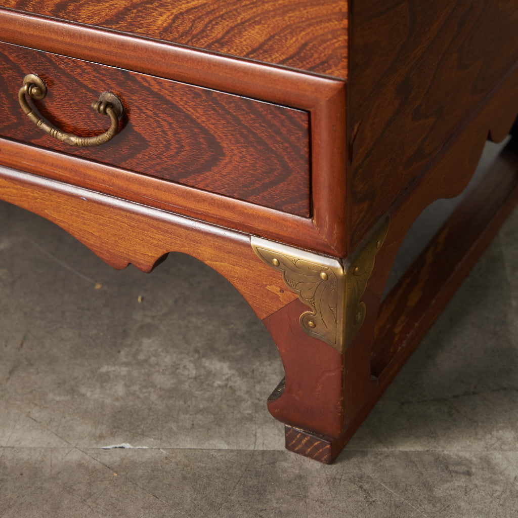 欅無垢材 関西火鉢テーブル