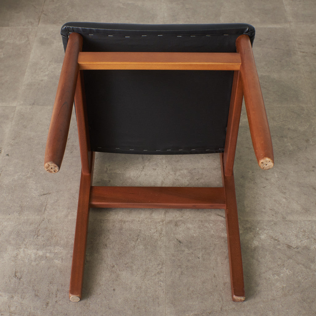 英国ヴィンテージ ラダーバック ダイニングチェア / 張替済