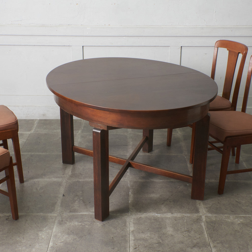 アールデコ様式 ダイニング6点セット / 張替品