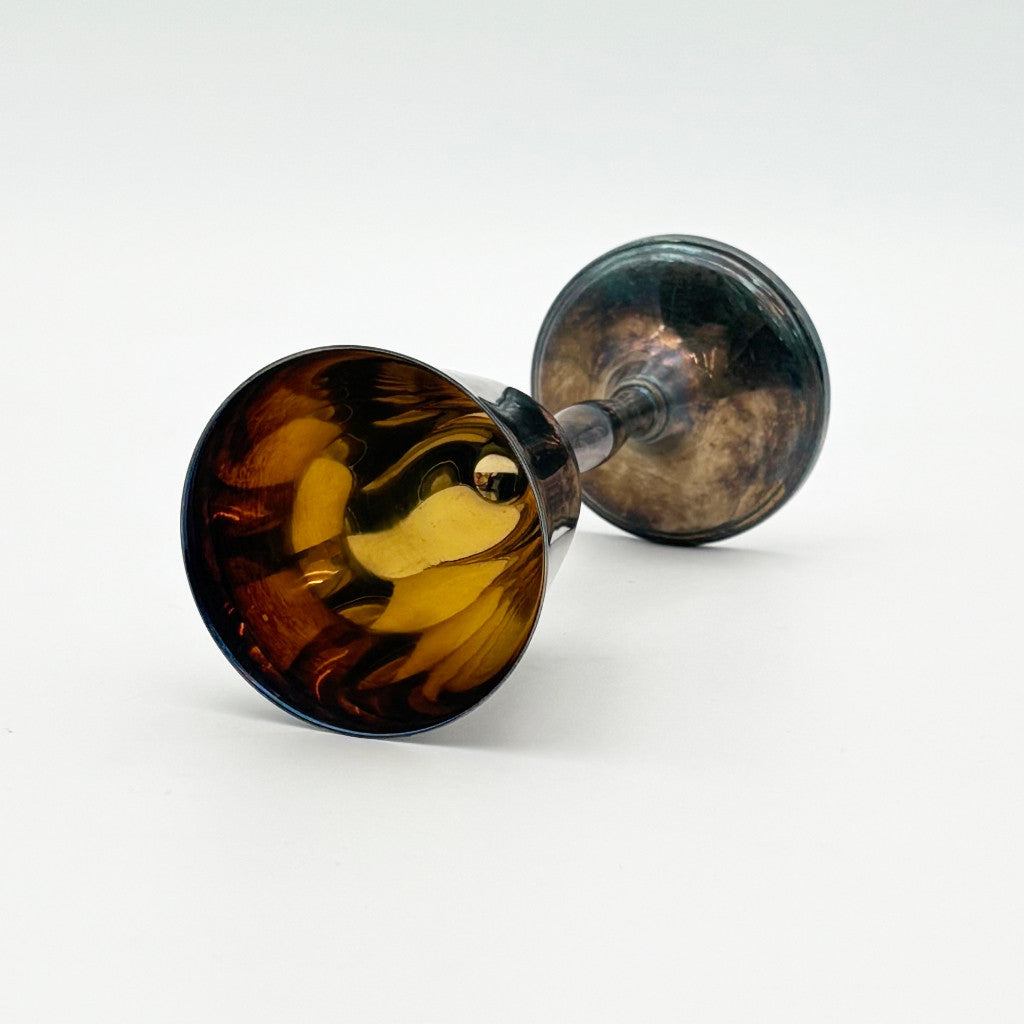 シルバープレート ワインゴブレット