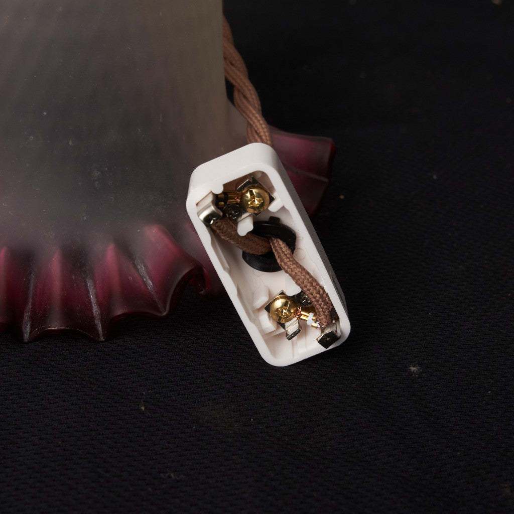 西欧アンティーク ガラスシェード ペンダントライト