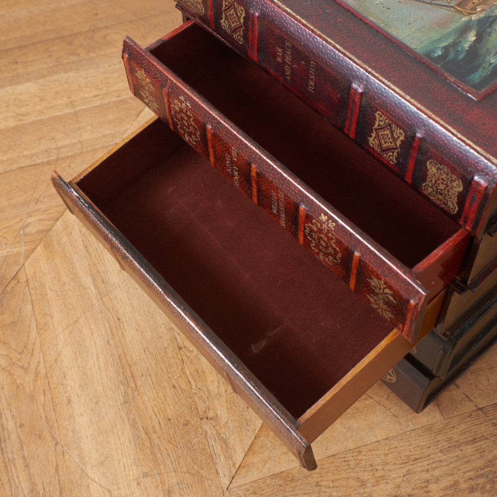 クラシック ブックモチーフ サイドチェスト