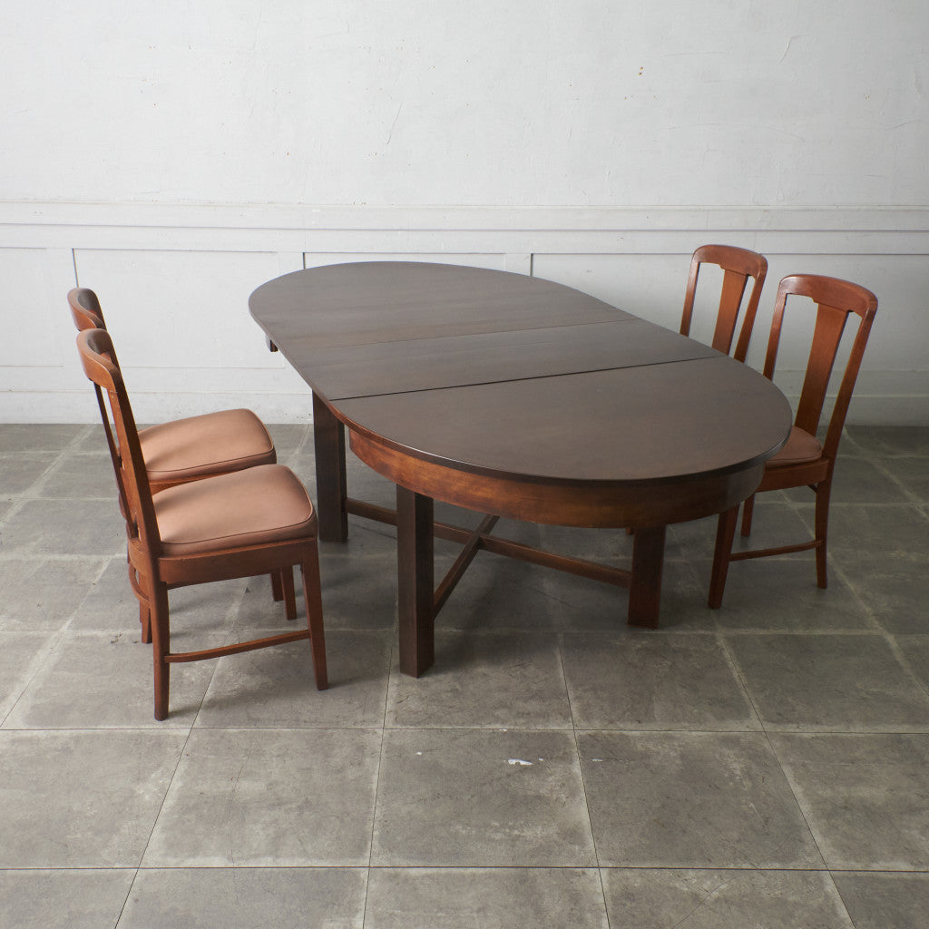 アールデコ様式 ダイニング6点セット / 張替品