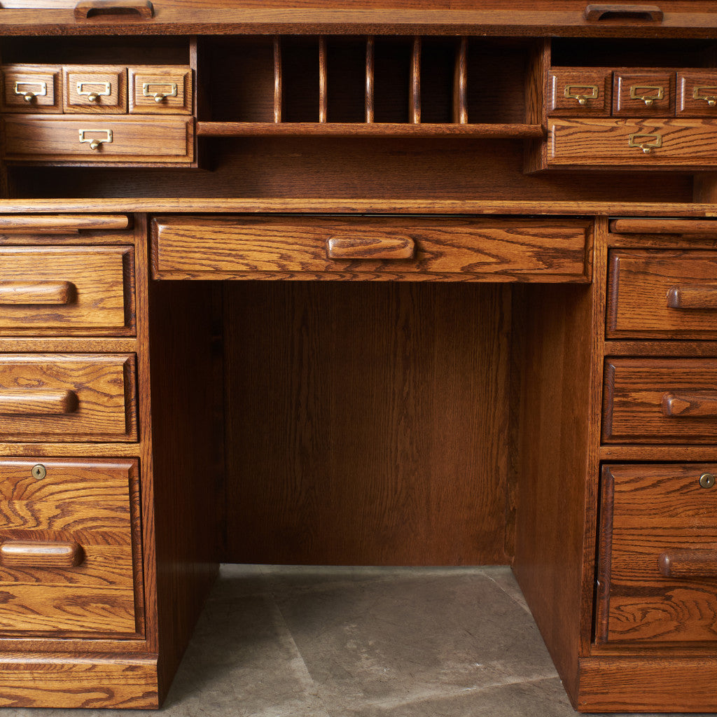 ヴィンテージ ロールトップデスク