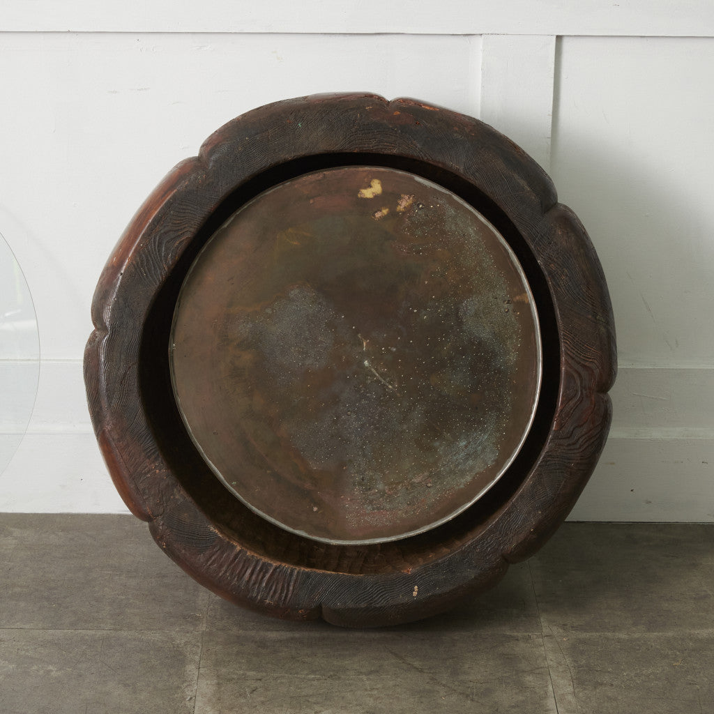 浮造り くりぬき丸火鉢