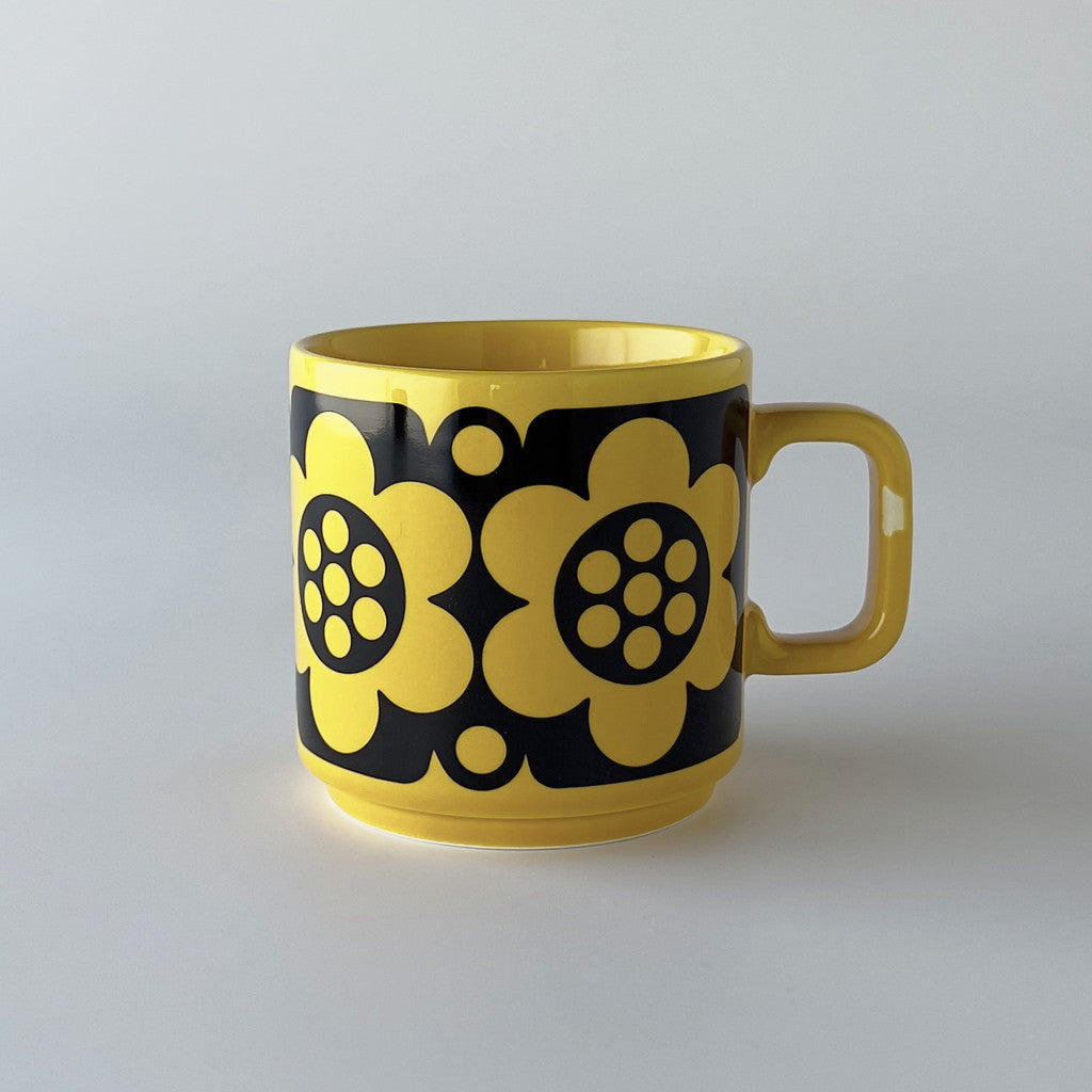 Hornsea x Magpie マグカップ Geo Flower Yellow