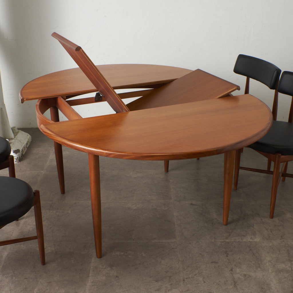 エクステンション ラウンドダイニングテーブル