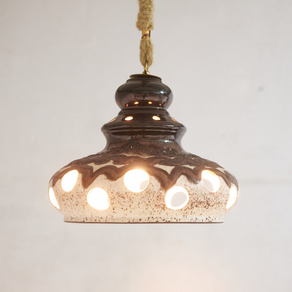 西ドイツヴィンテージ Fat lava ペンダントランプ