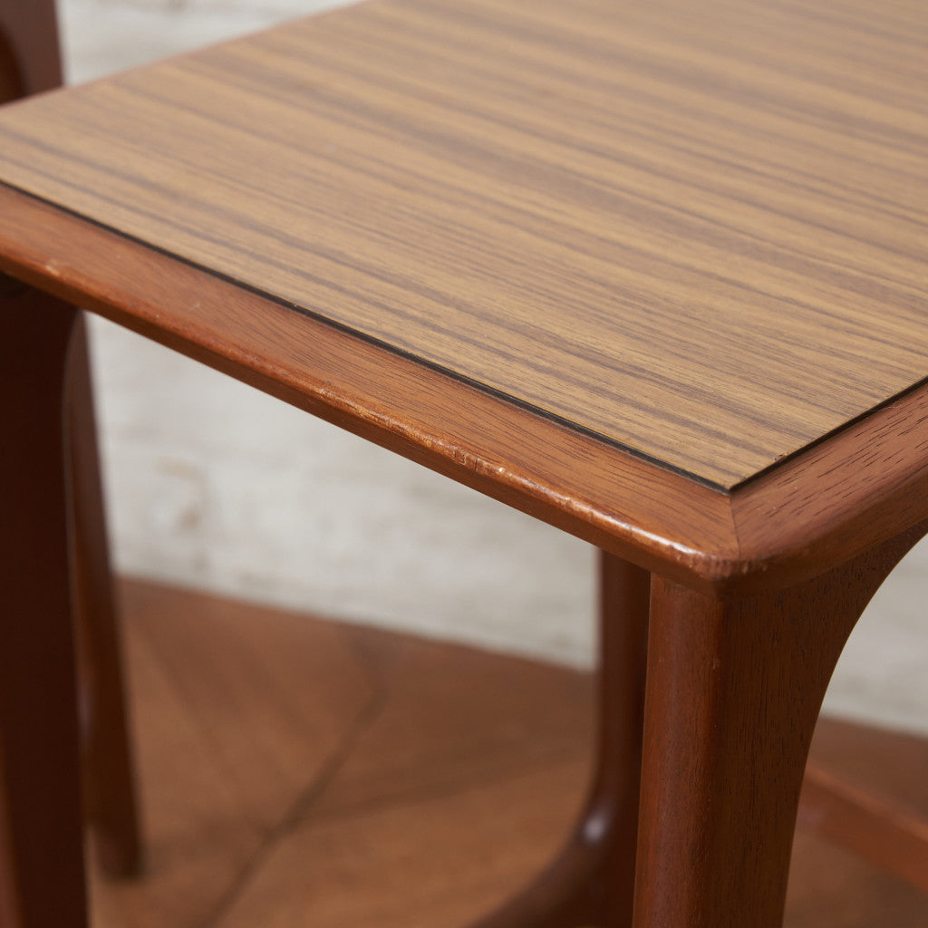 オールドマルニ 孔雀印 サイドテーブル 2点セット