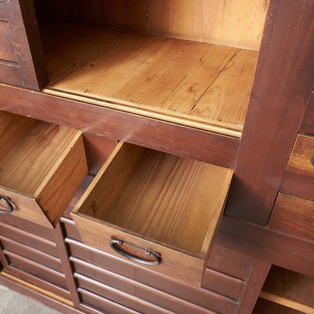 近江箪笥 欅材 水屋箪笥