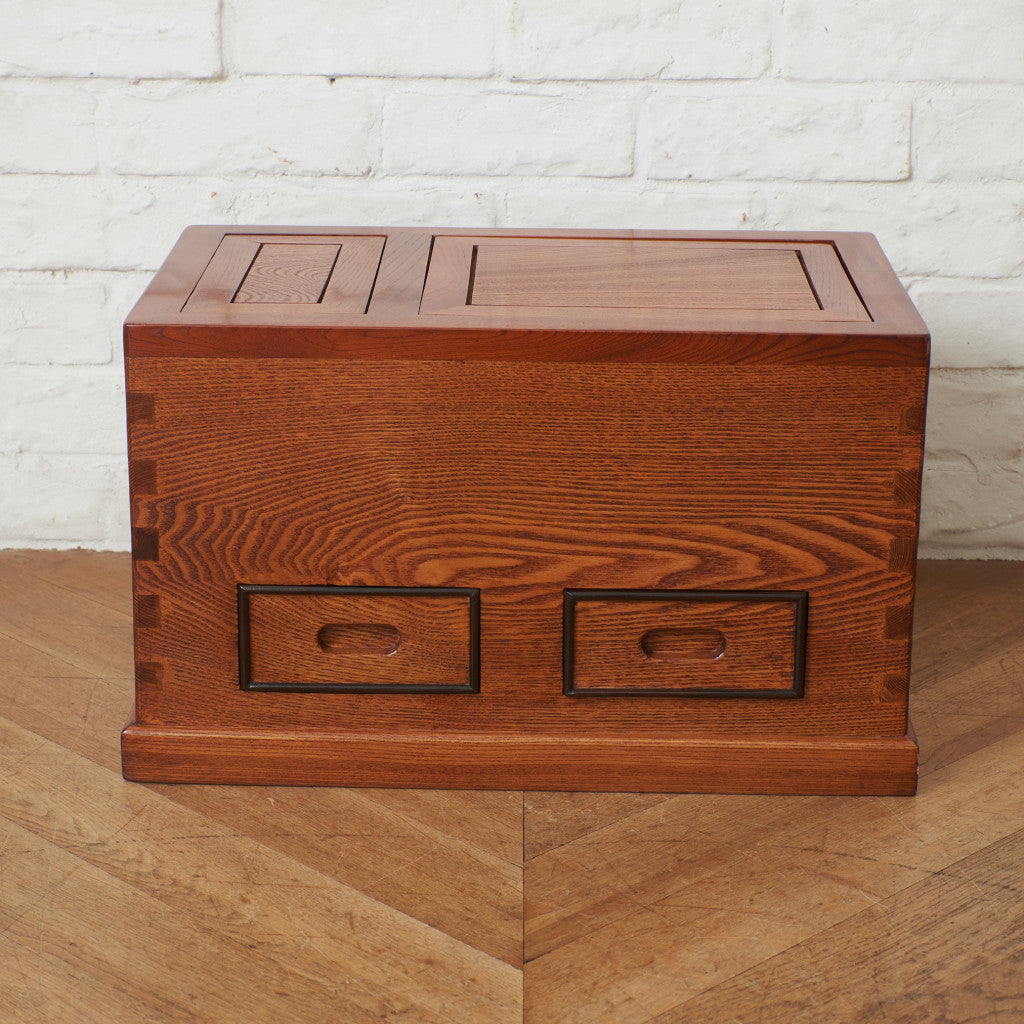 欅材関東長火鉢