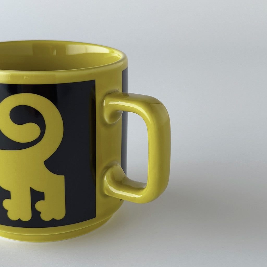 Hornsea x Magpie マグカップ Cat & Pirhana Chartreuse