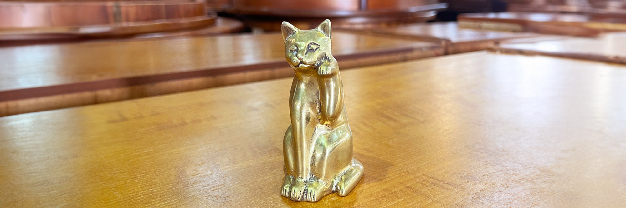 Lucky Cat Opener」真鍮 招き猫 栓抜き ブラス まねきねこ 文鎮