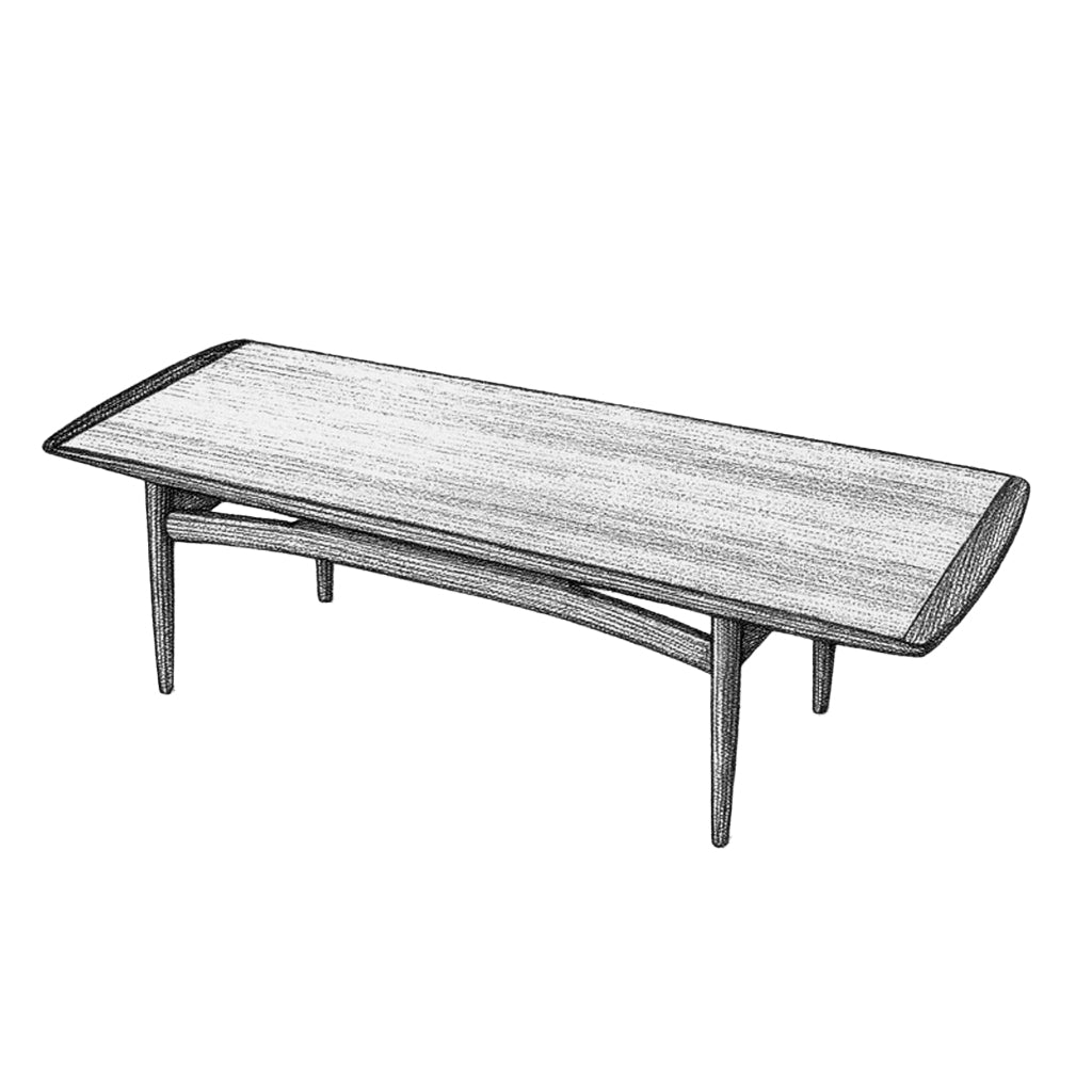 G-PLAN brasilia Long John coffeetable