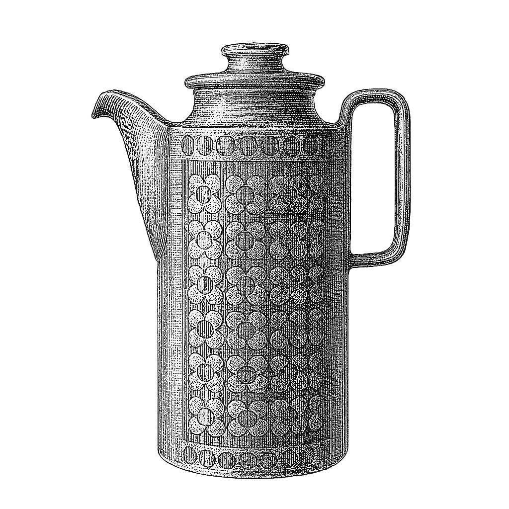 HORNSEA Saffron coffeepot