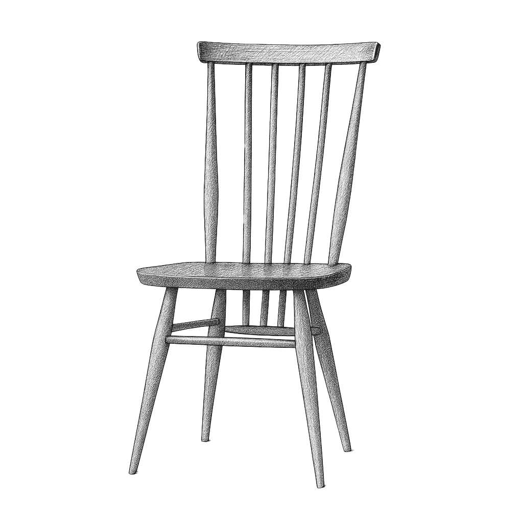 ERCOL スティックバックチェア ハイバック