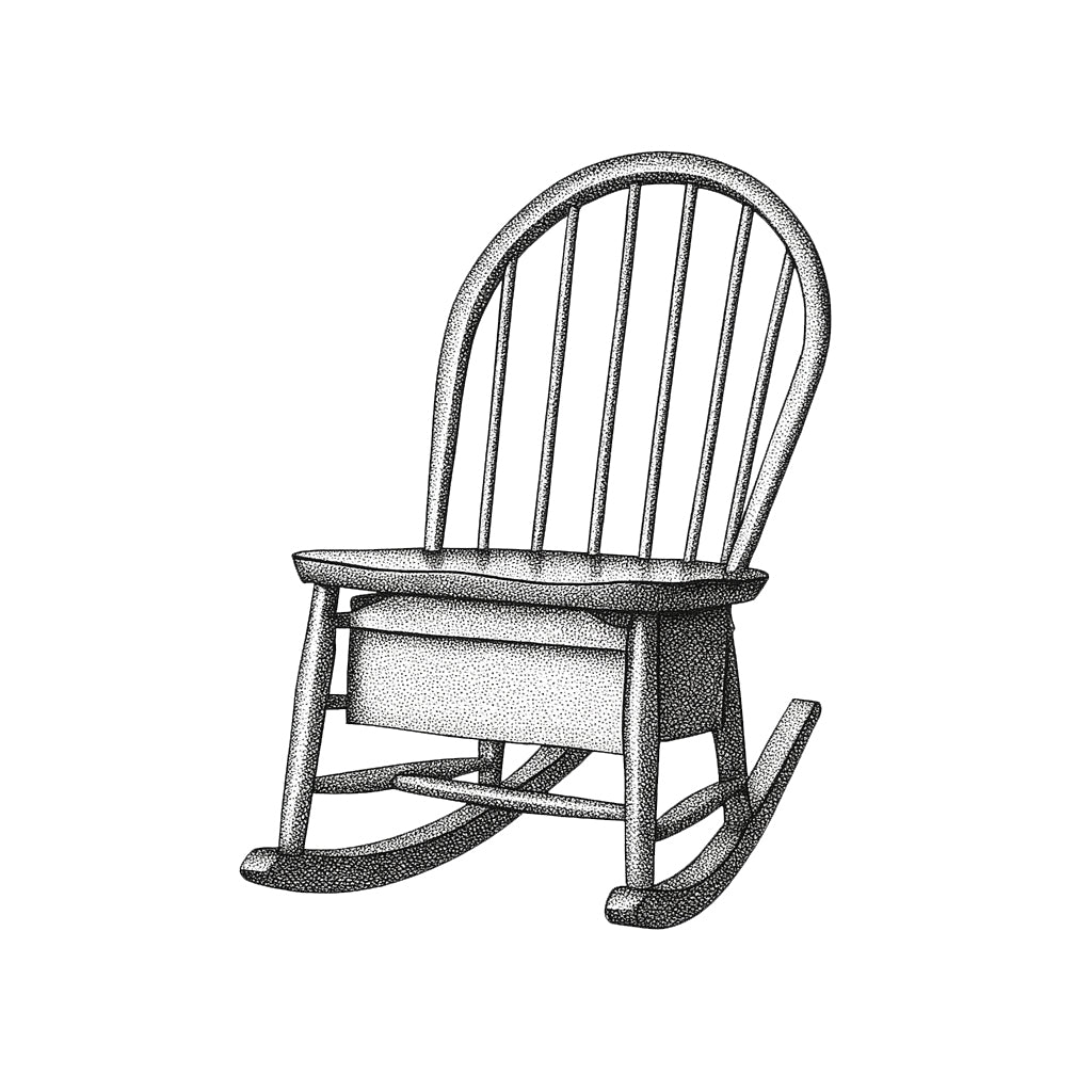 ERCOL フープバック ナーシングロッキングチェア