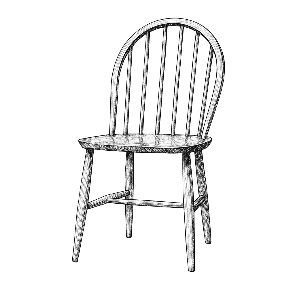 ERCOL フープバックチェア ノーマルサイズ ストレートレッグ