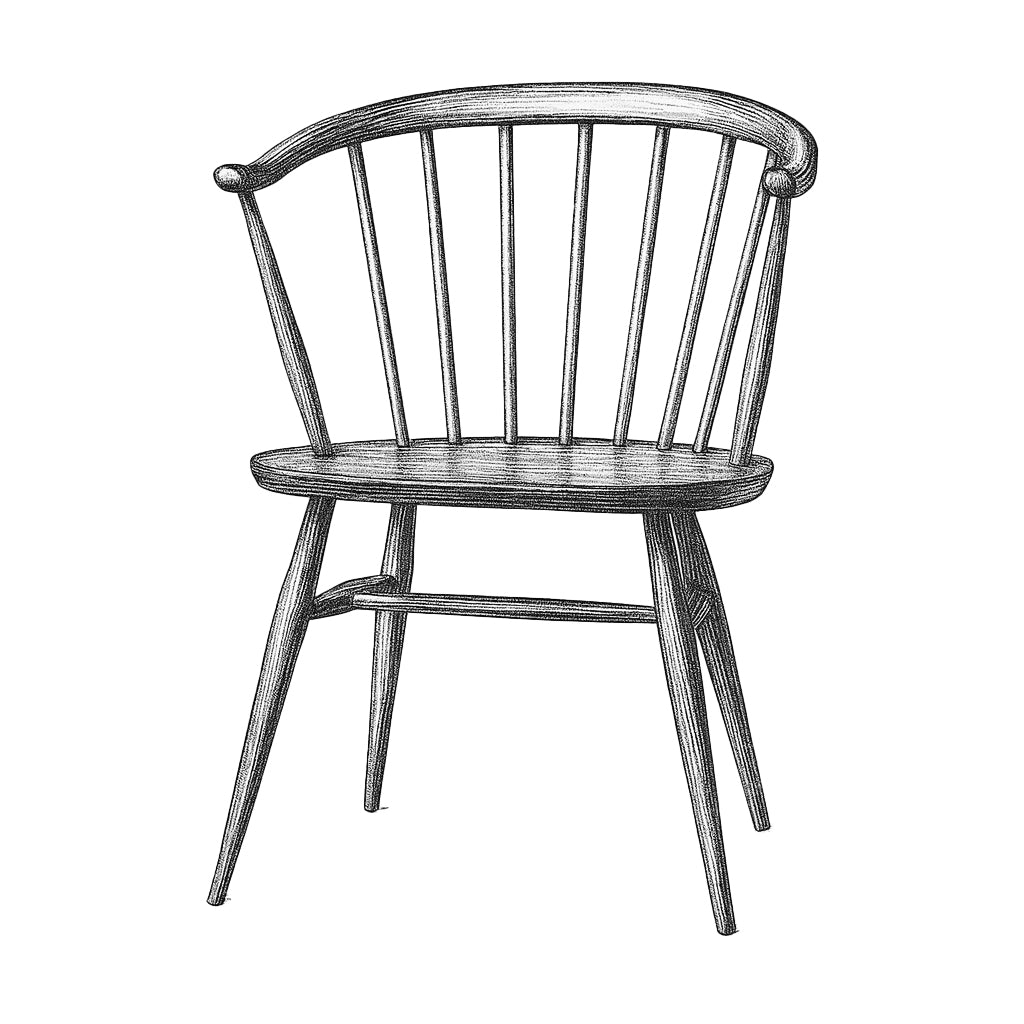 Ercol カウホーン スモーカーズ ダイニングチェア