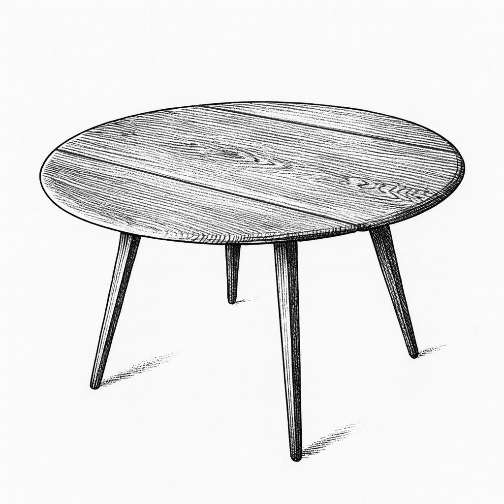 Ercol バタフライ ラウンドテーブル