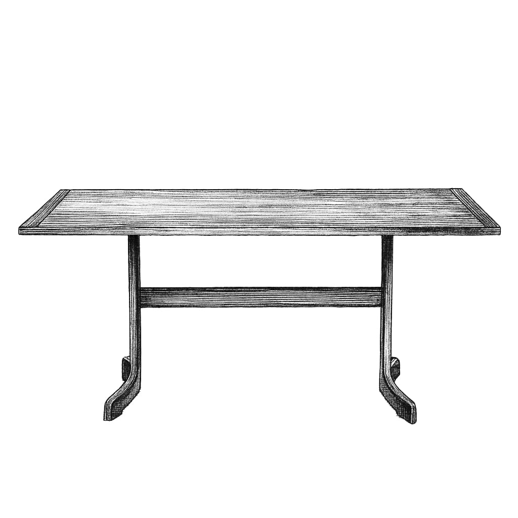 G-PLAN Fresco WhaleLeg Rectangle Diningtable(4394)
