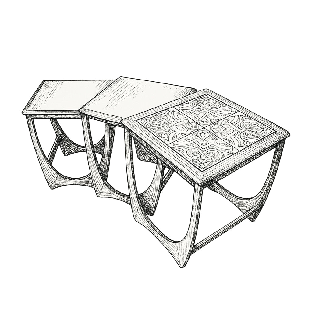 G-PLAN Astro Tiletop NestTable(3561D)(3552D)