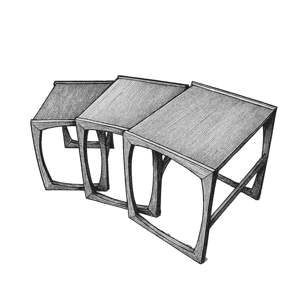G-PLAN Quadrille NestTable