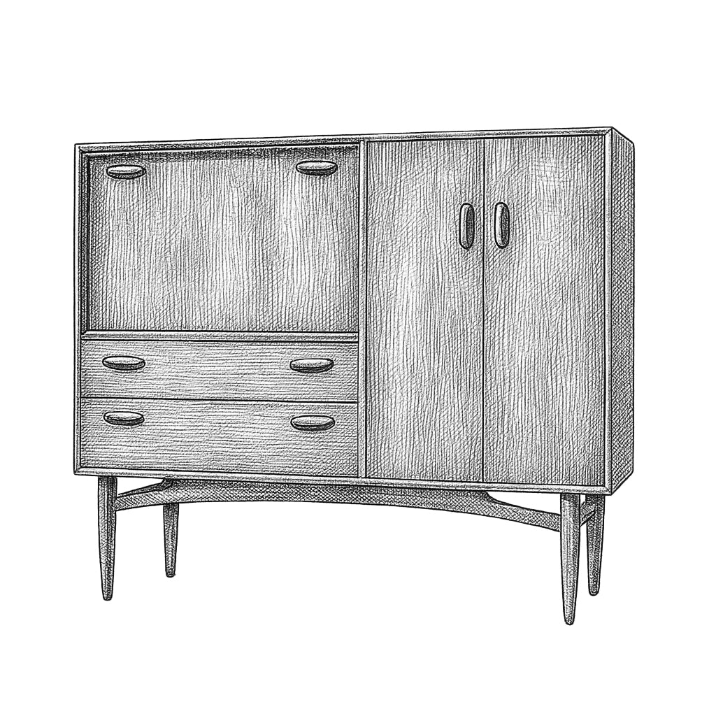 G-Plan Brasilia Tall Sideboard (4055)