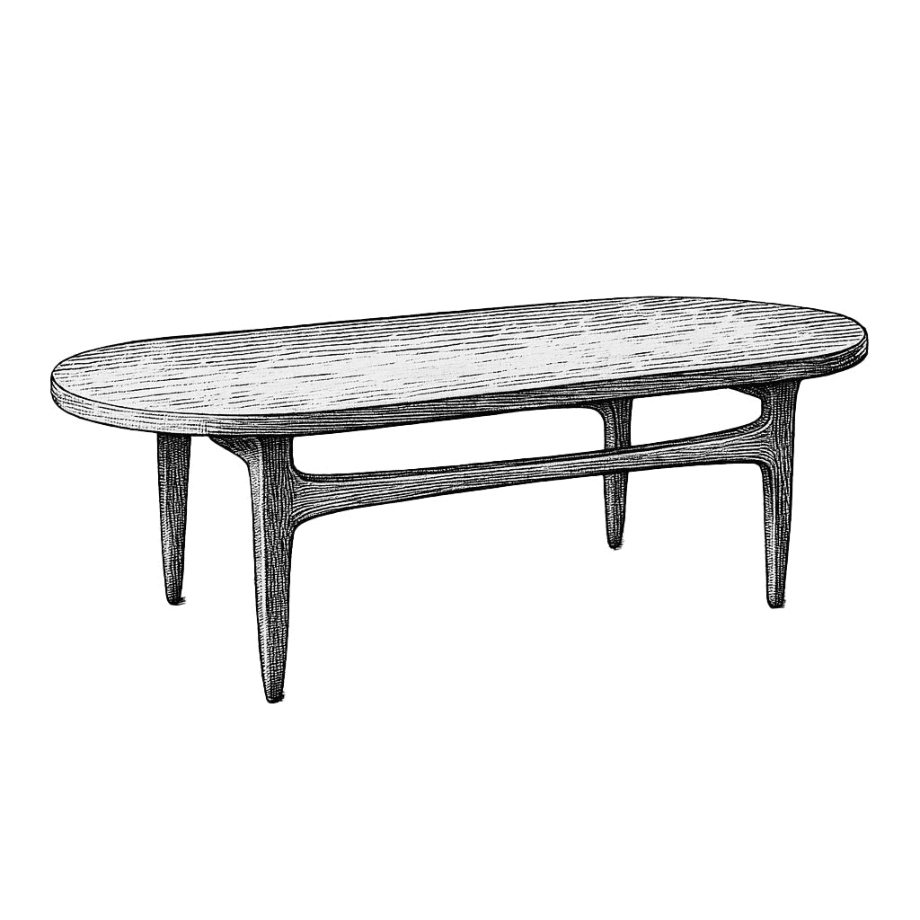 G-Plan D-End Occasional Table (8057)