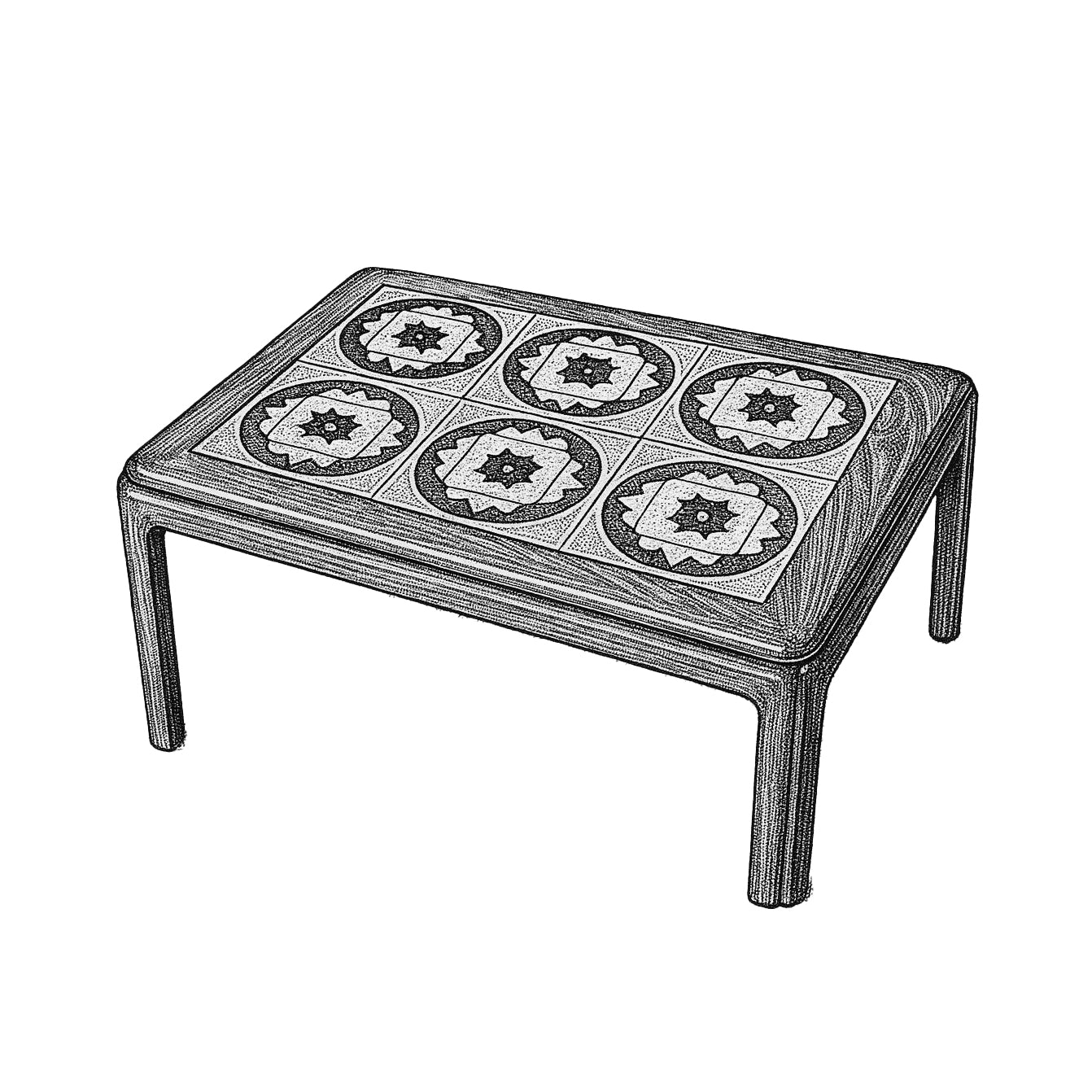 G-Plan tiletop coffeetable