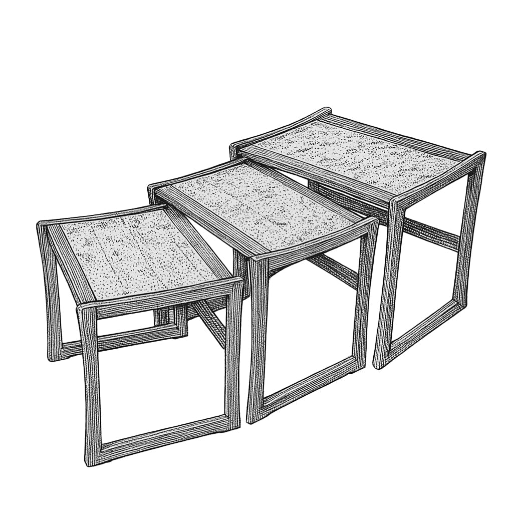 G-plan Cork NestTable (3577D)