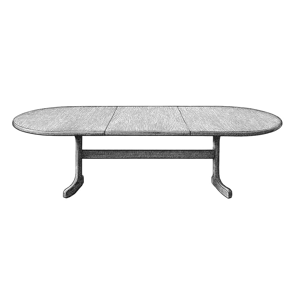 G-plan Fresco 12 Seater WhaleLeg Dining Table (4393)