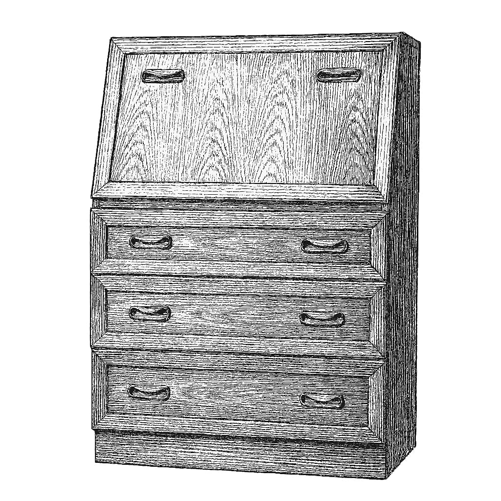 G-plan Fresco writing bureau