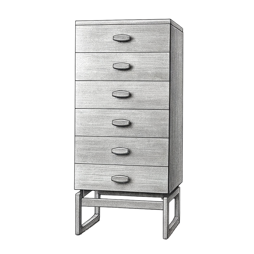 G-plan Quadrille 6 Drawer Chest (1386)