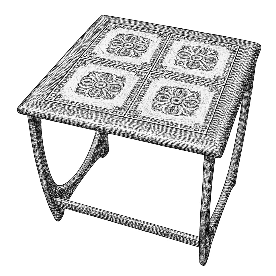 G-plan Astro Tilietop Lamp Table (3652D)