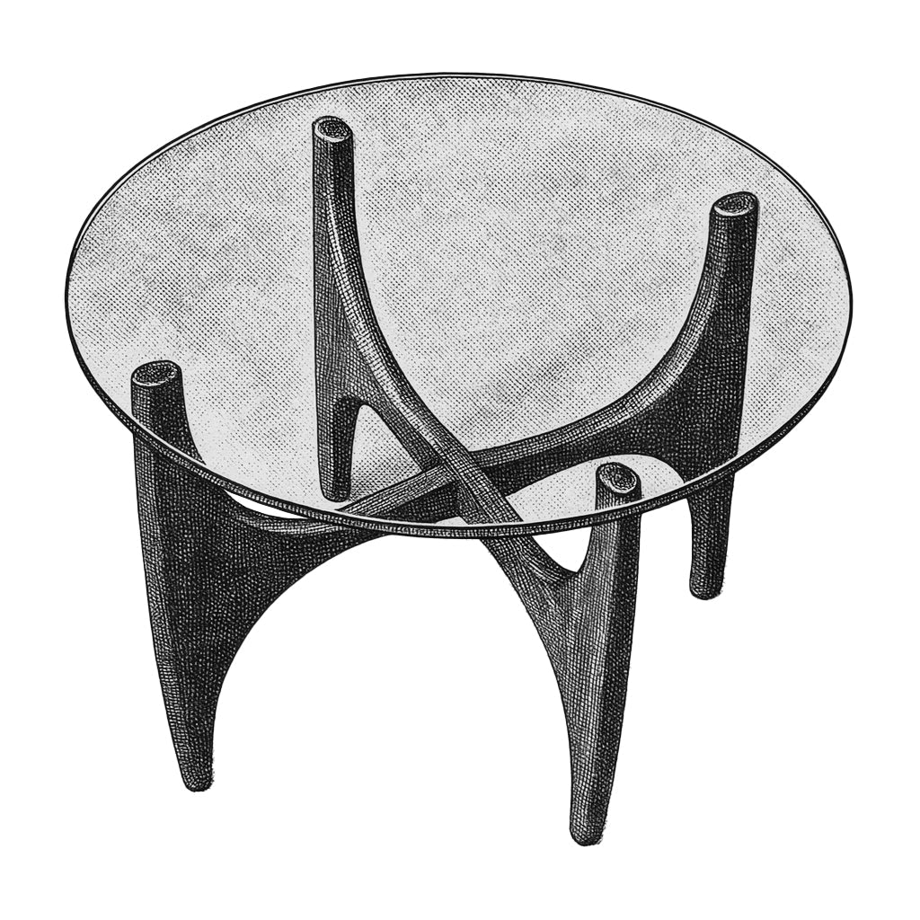 G-plan Astro stool custom table