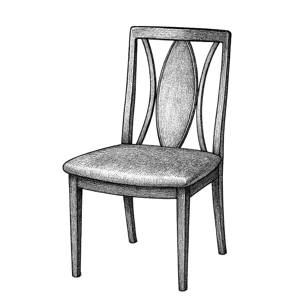 G-plan Curveback Paddedback Diningchair
