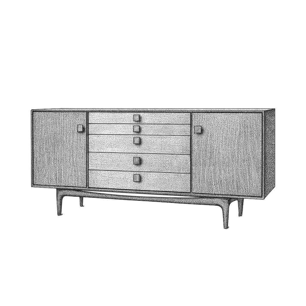 G-plan Danish Sideboard-(4021)